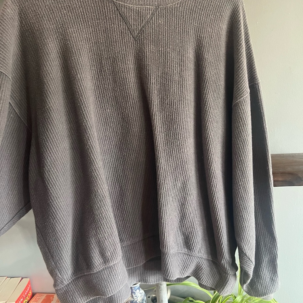 PINK Victoria's Secret  Gray Crewneck Sweater